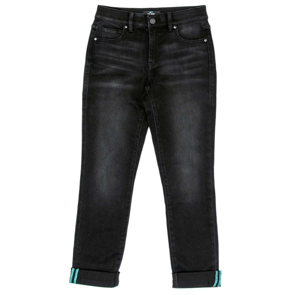 SANTA MONICA CHARCOAL BOYFRIEND DENIM