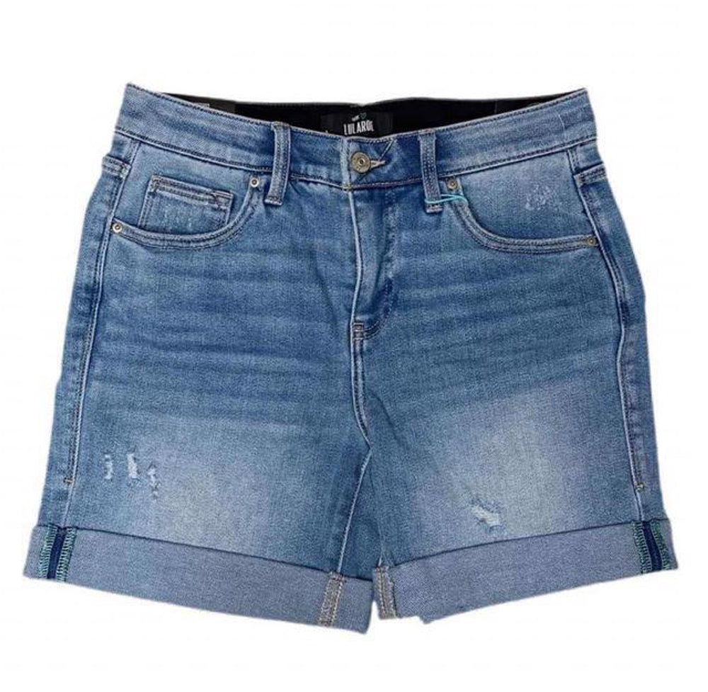 BOYFRIEND DENIM SHORTS